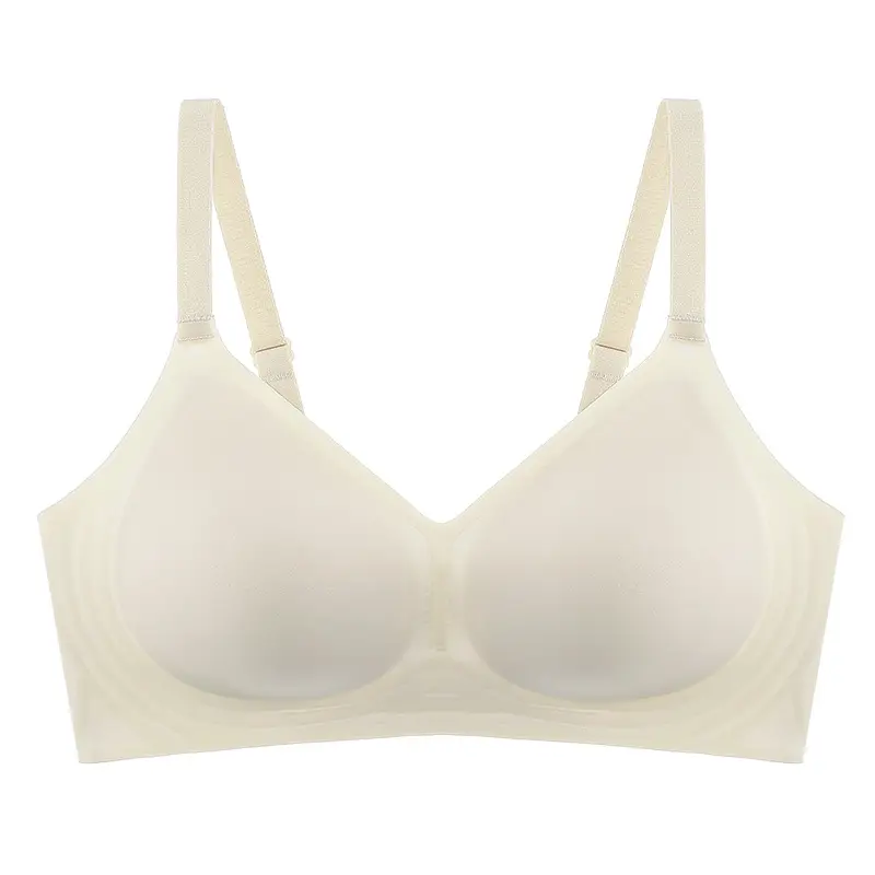 Hot Special Price Summer Seamless Nude Underwear Women's Jelly Soft Support Adjustable Wire-Free Super Soft Thin Bra