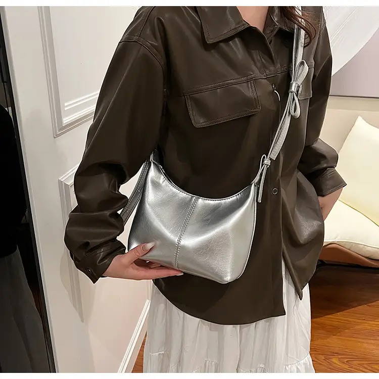 Silver High-End Crossbody Bag for Women 2026 — feature 13