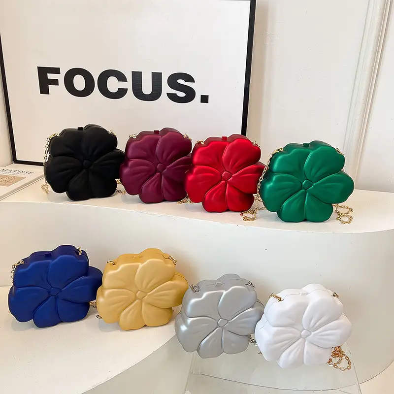 Red Flower Crossbody Bag for Women - Image 17