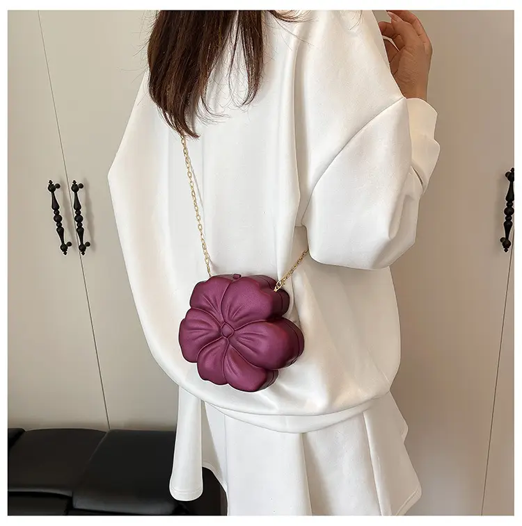 Red Flower Crossbody Bag for Women — feature 15