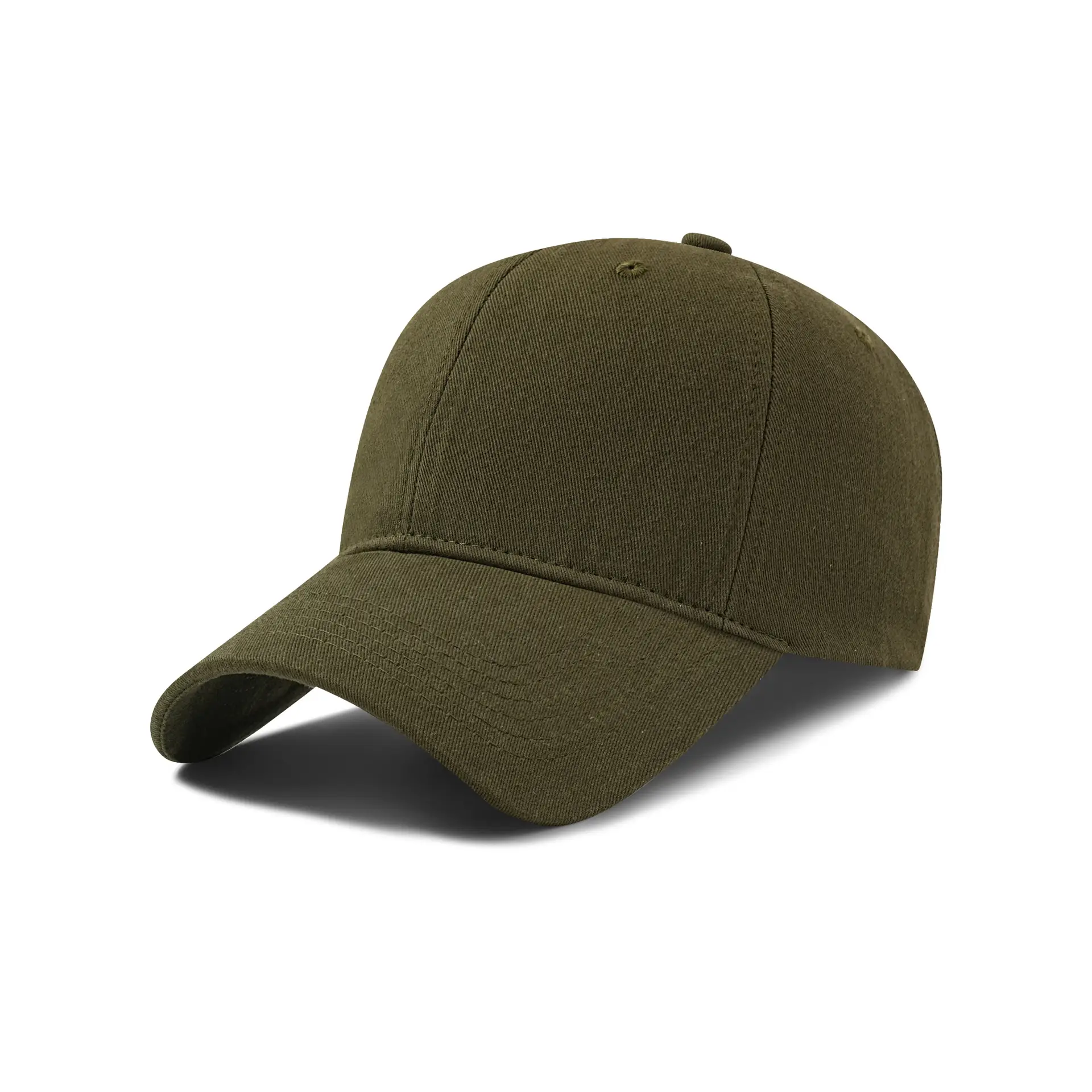 Black Cotton Baseball Cap for Men - Image 11