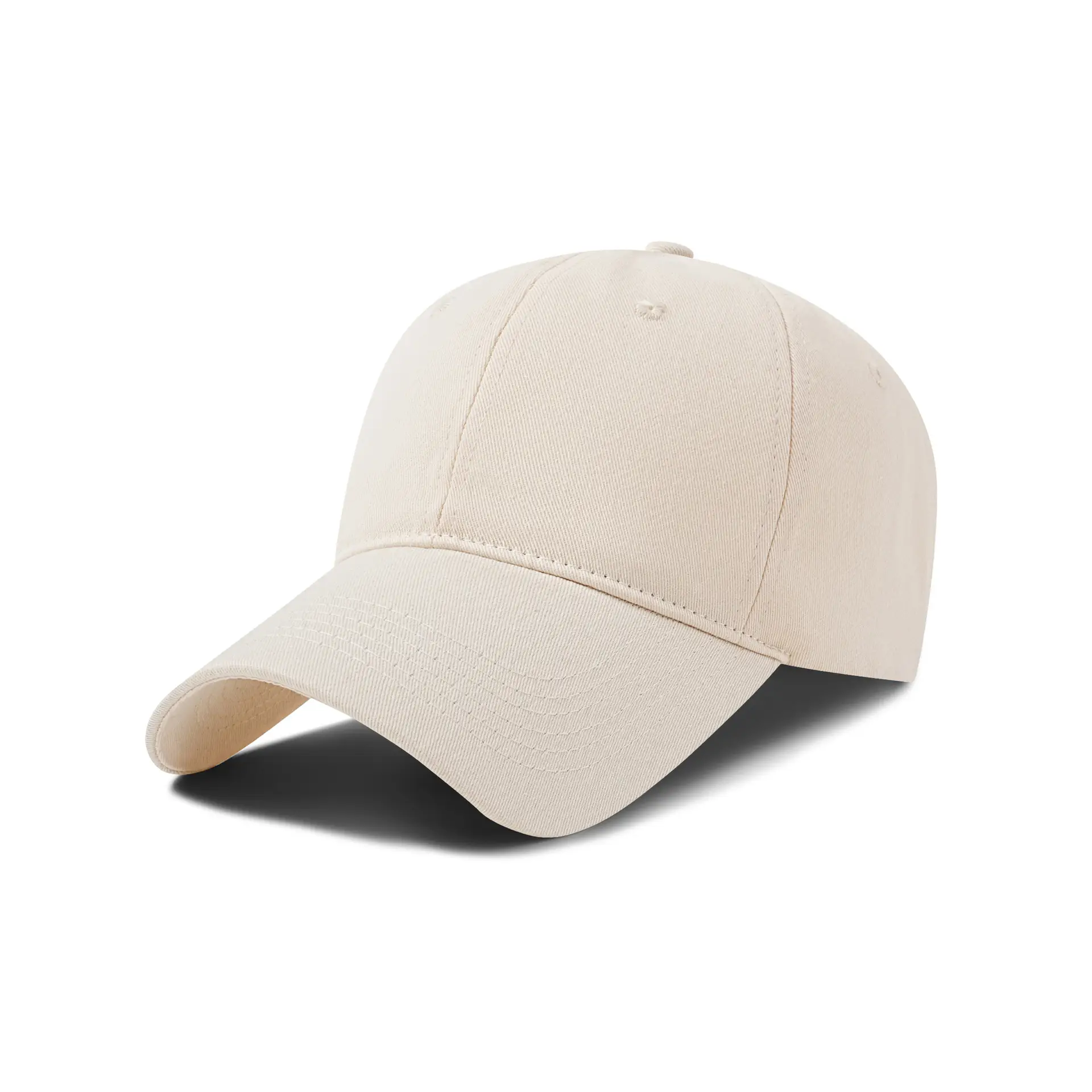 Black Cotton Baseball Cap for Men - Image 2