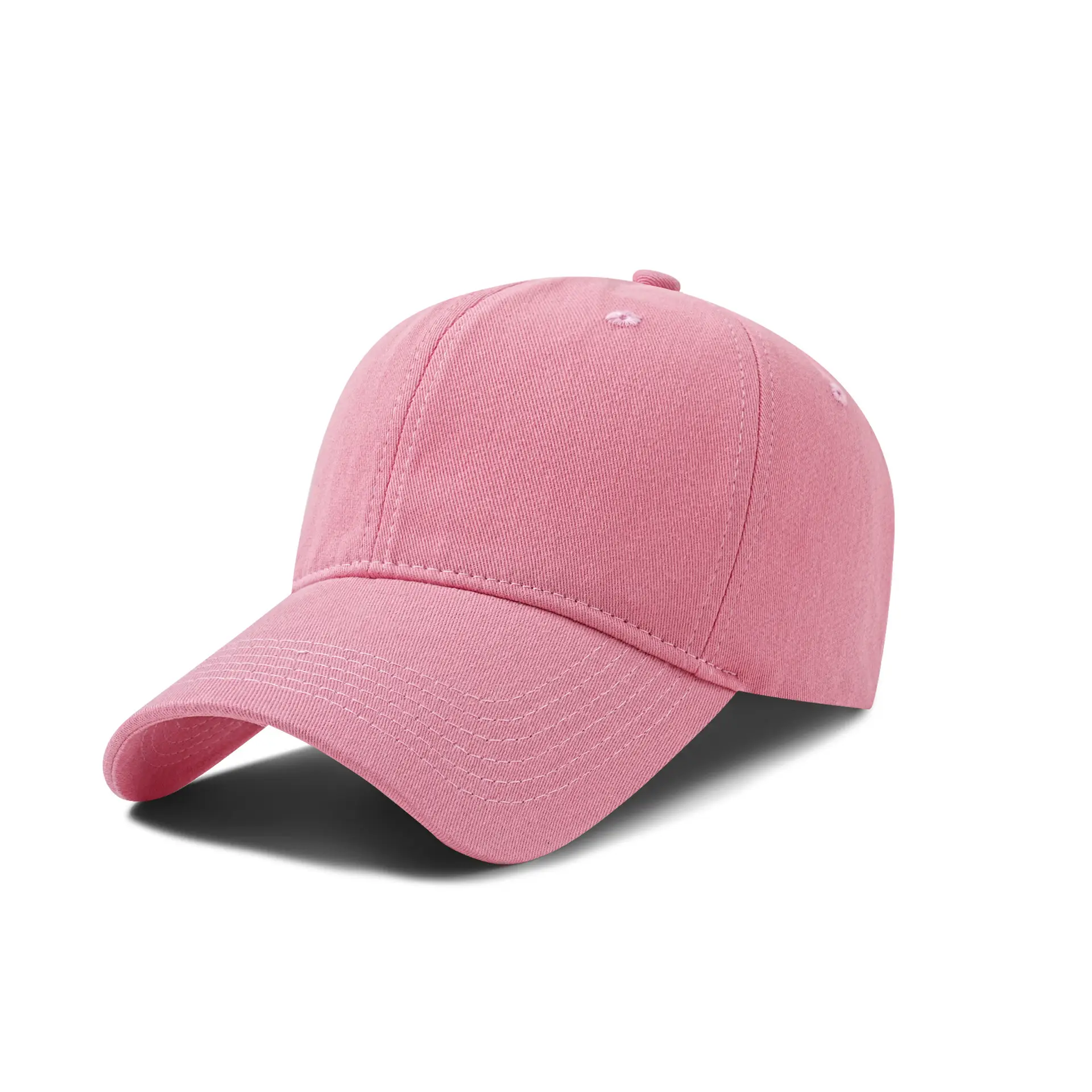 Black Cotton Baseball Cap for Men - Image 6