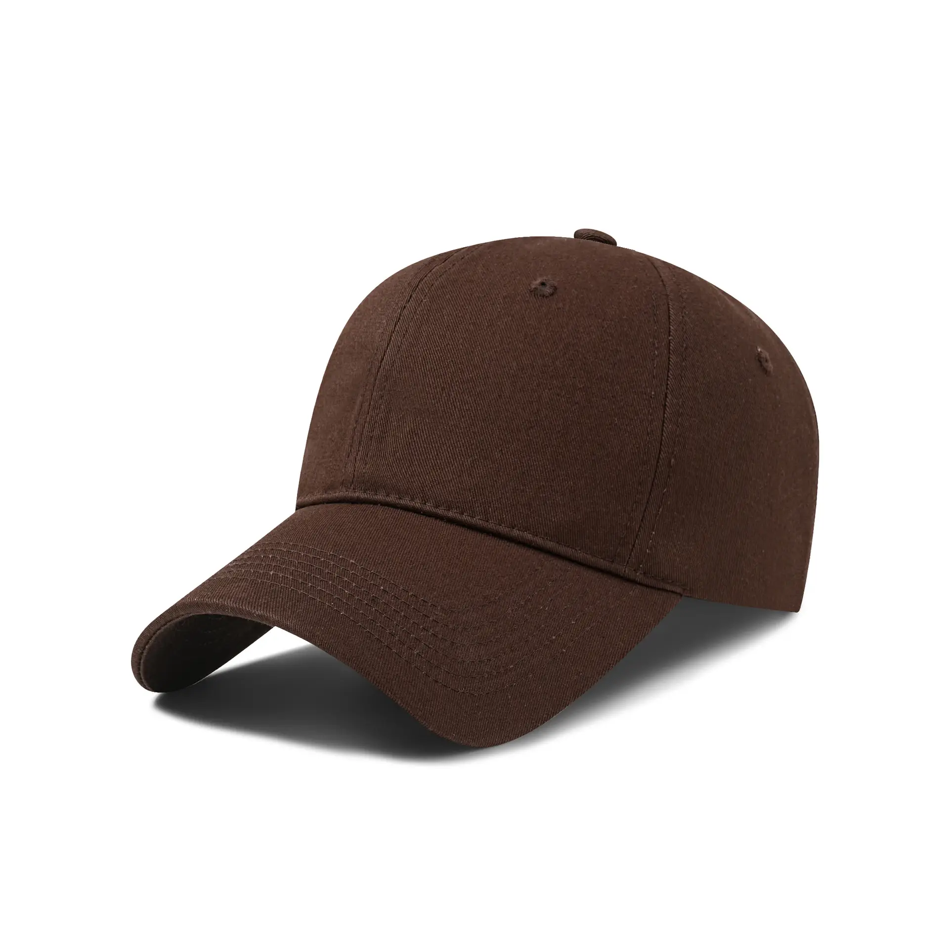 Black Cotton Baseball Cap for Men - Image 7