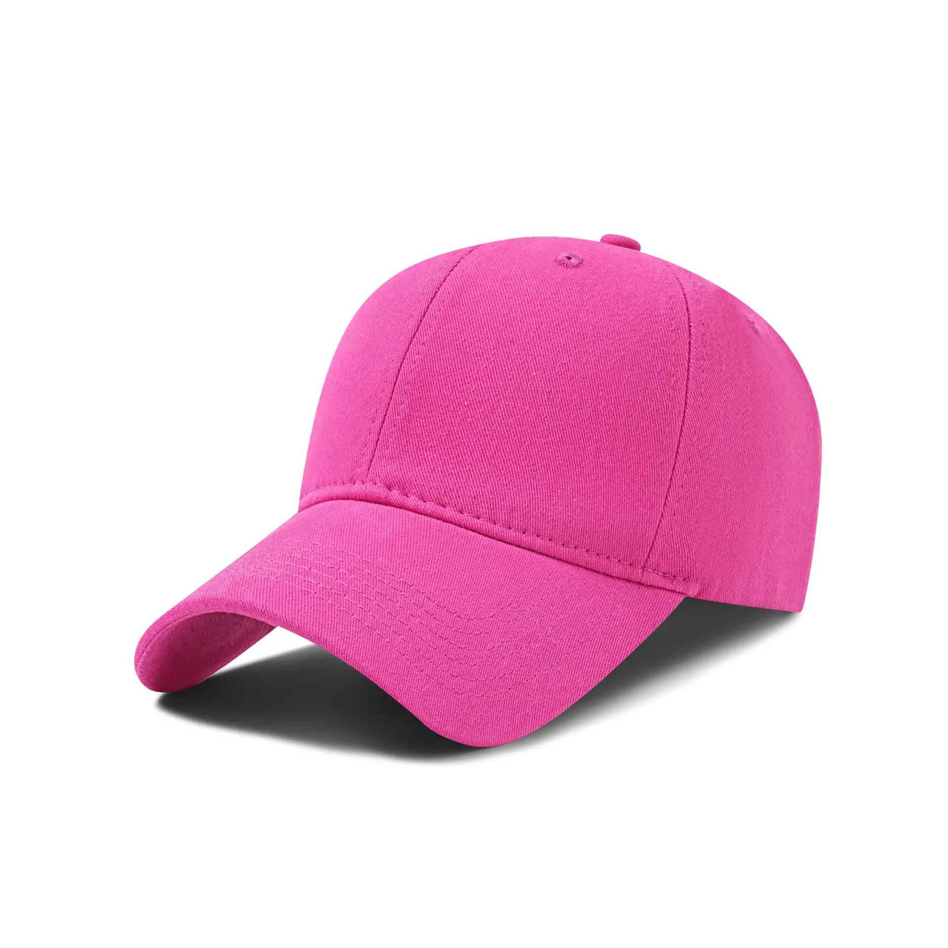 Black Cotton Baseball Cap for Men - Image 8