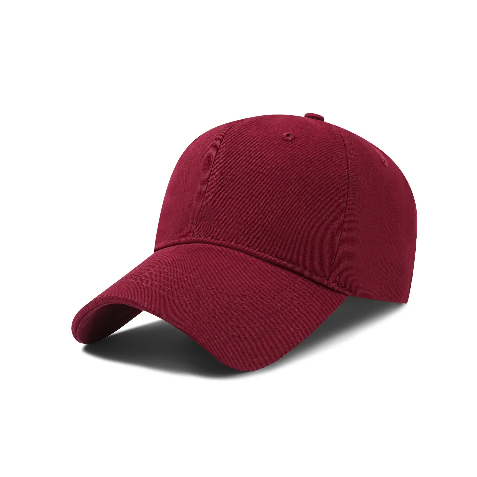 Black Cotton Baseball Cap for Men - Image 9