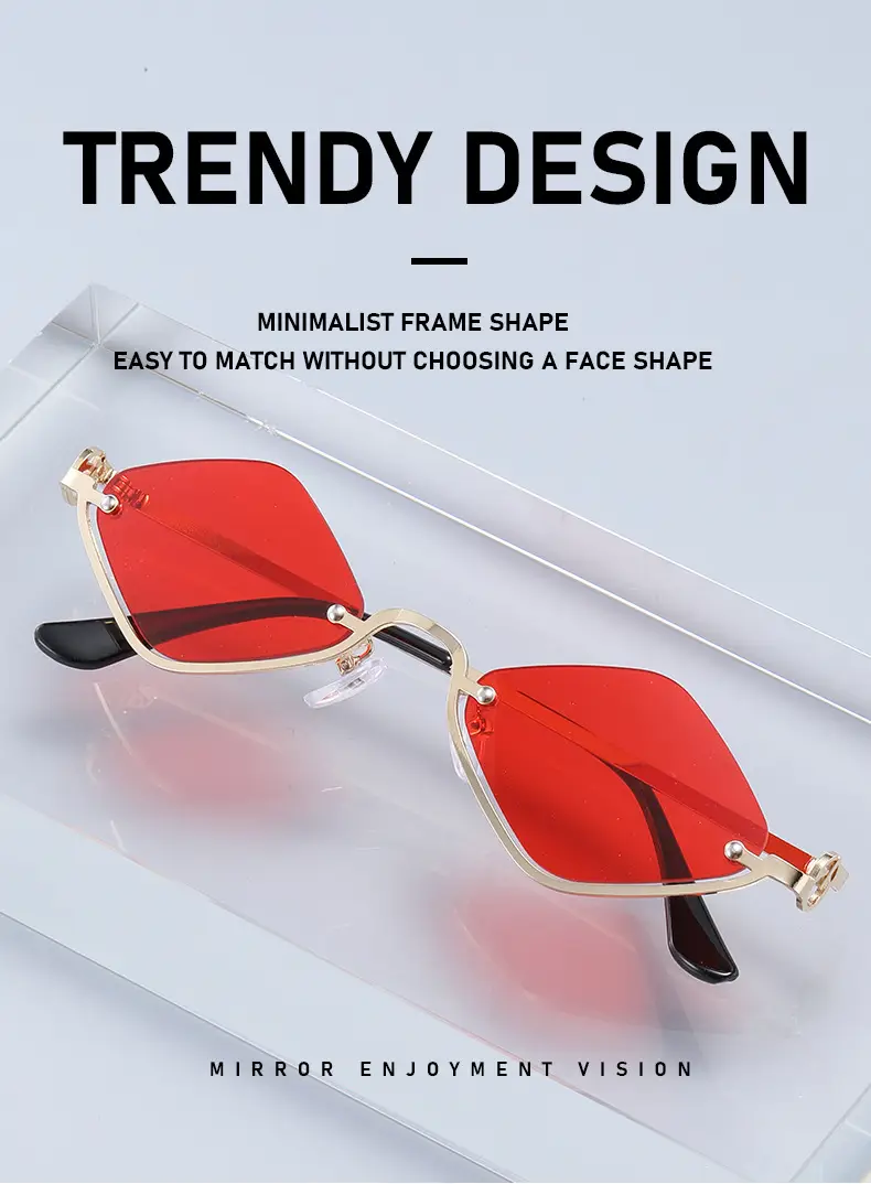 2026 Diamond Sunglasses Metal Frame Cross-Border Hot Selling — feature 14