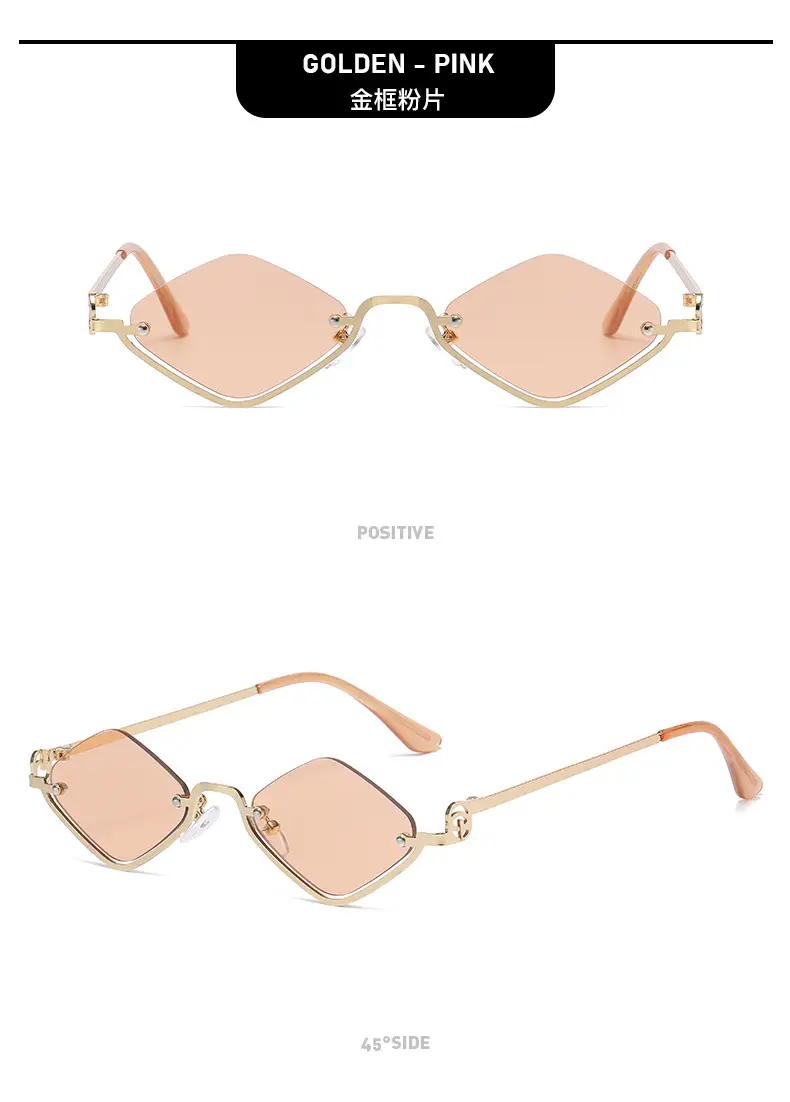 2026 Diamond Sunglasses Metal Frame Cross-Border Hot Selling — feature 22