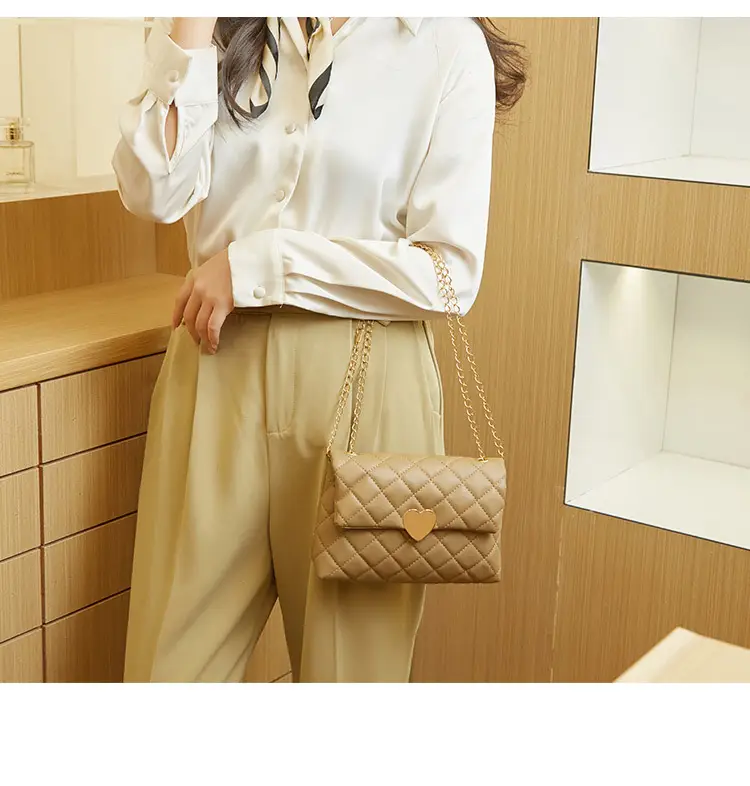 Heart Embroidered Quilted Shoulder Bag for Women — feature 16