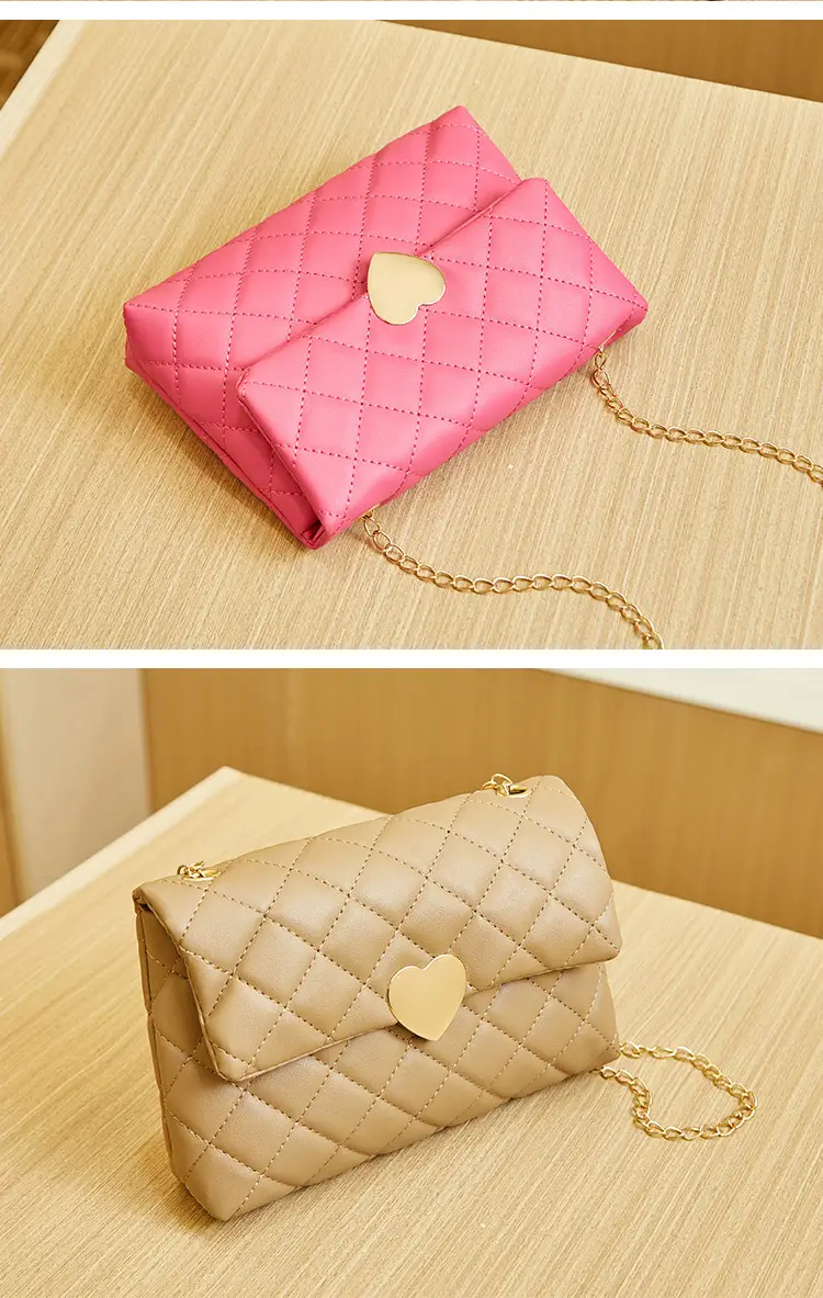 Heart Embroidered Quilted Shoulder Bag for Women — feature 22