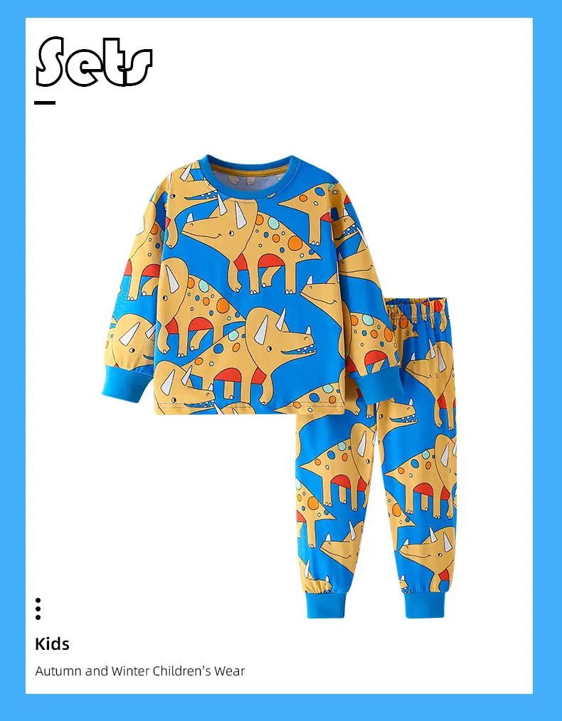 Malwee Boys' Blue Yellow Printed Pajama Set — feature 8