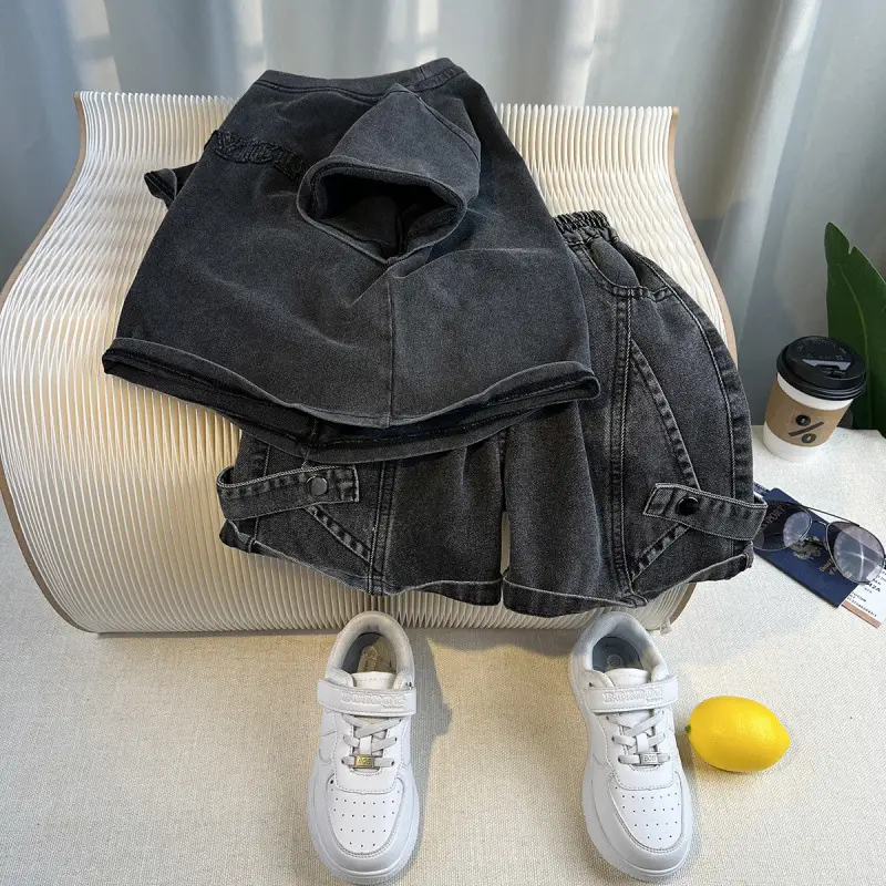 Boys Korean Style Short Sleeve Suit Summer High-End Kids