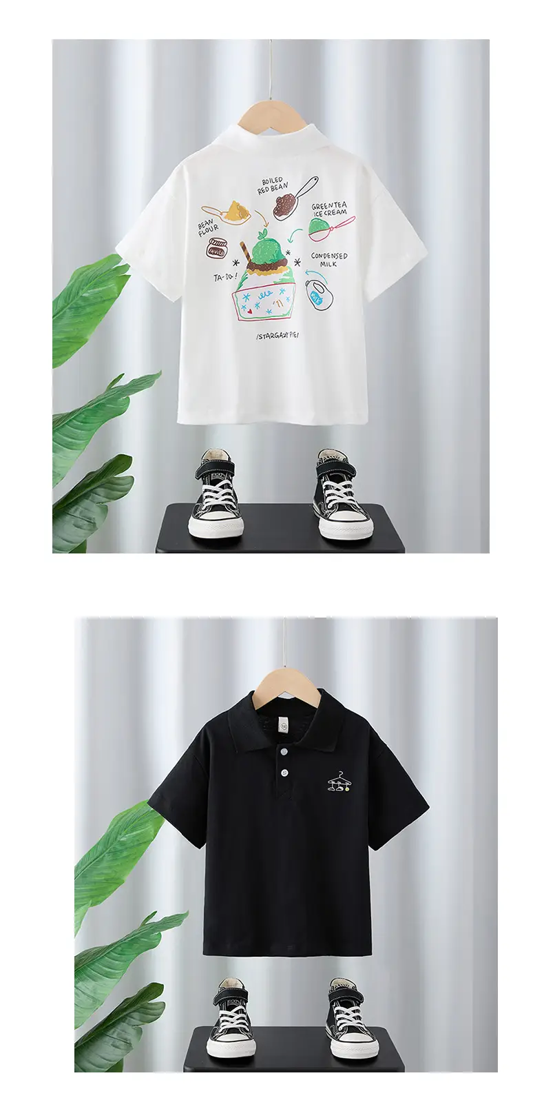 Boys Black Graphic T-Shirt Medium to XL — feature 5