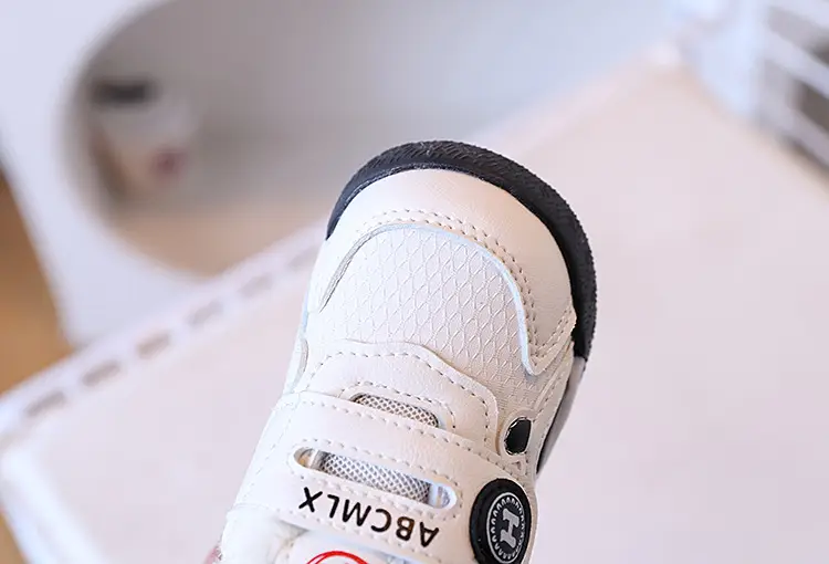 Baby Toddler Winter Shoes White Velvet Panda Design — feature 8