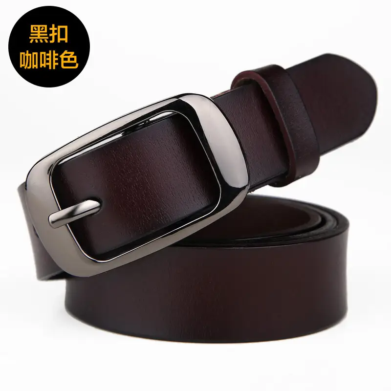 Women Genuine Leather Belt Two Layer Retro Red Wholesale - Image 10