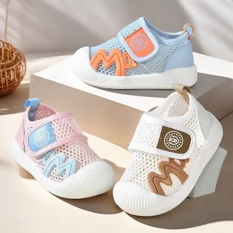 Children's Toddler Shoes for Boys and Girls, Baby Sports Sandals, New 2025 Summer Non-Slip, Wear-Resistant, Anti-Kick Mesh Sandals