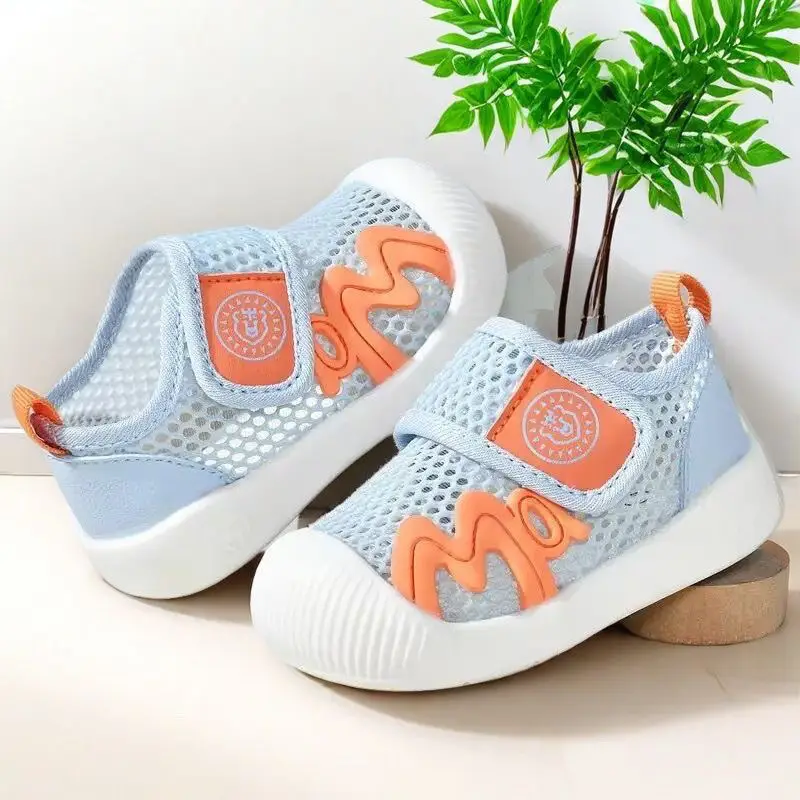 Children's Toddler Shoes for Boys and Girls, Baby Sports Sandals, New 2025 Summer Non-Slip, Wear-Resistant, Anti-Kick Mesh Sandals