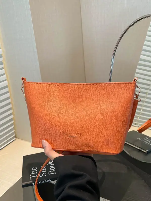 Black Korean Style Bucket Shoulder Bag 2026 - Image 8