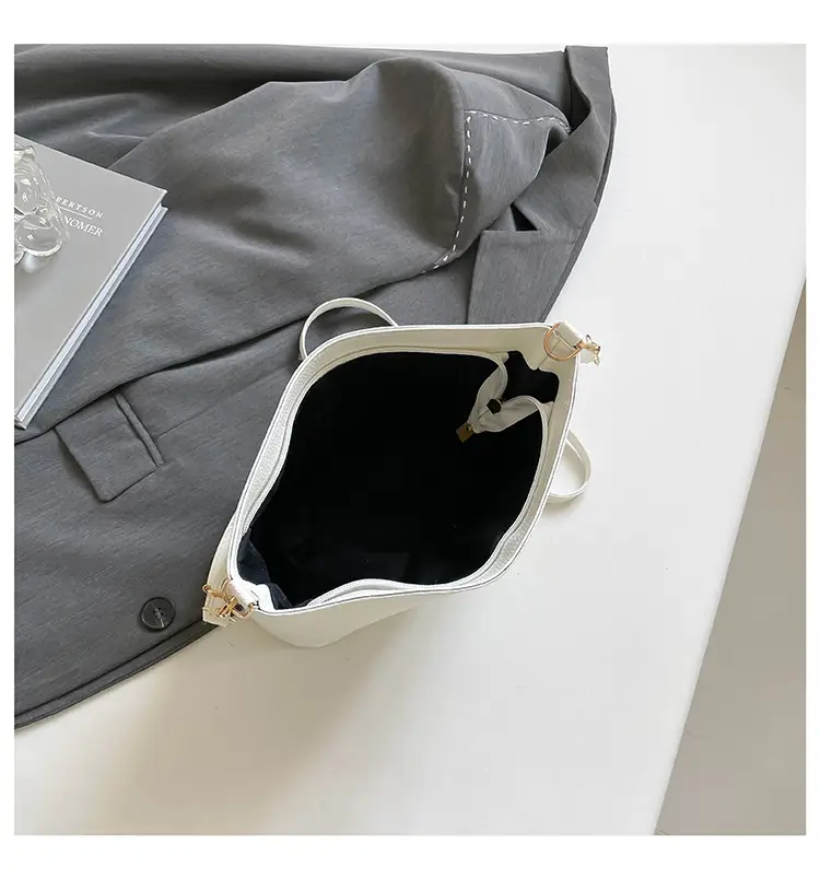 Black Korean Style Bucket Shoulder Bag 2026 — feature 22