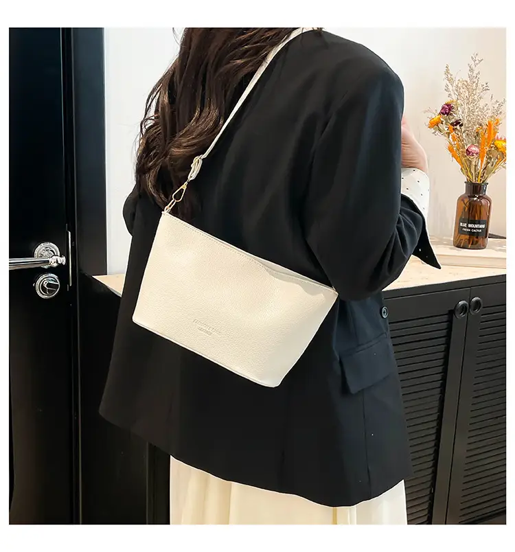 Black Korean Style Bucket Shoulder Bag 2026 — feature 9