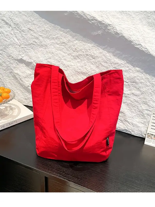 Red Lazy Style Women's Shoulder Bag 2025 - Image 9