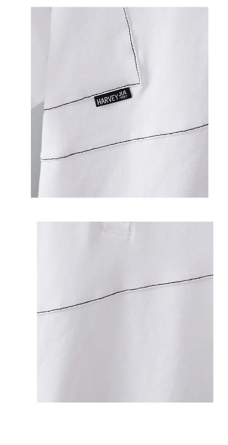 Boys Summer Polo Shirt White Blue 2025 Loose Casual Top — feature 11
