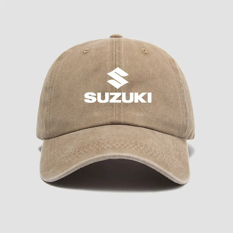 Suzuki Motorcycle Cap Gray Baseball for Men Women - Image 5
