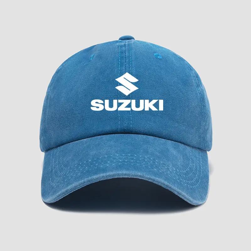 Suzuki Motorcycle Cap Gray Baseball for Men Women - Image 8