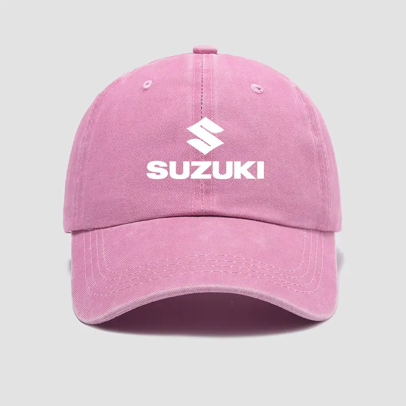 Suzuki Motorcycle Cap Gray Baseball for Men Women - Image 9