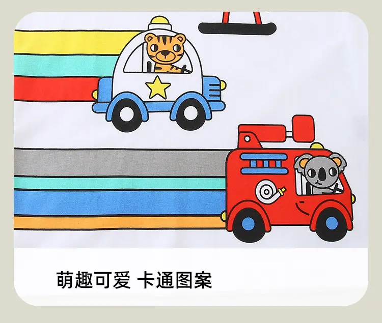 Kids Cartoon Long Sleeve T-Shirt White with Rescue Robot Design — feature 24