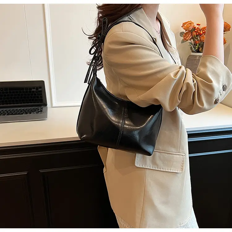 Women Crossbody Bag Yellow Leather Textured 2025 — feature 19