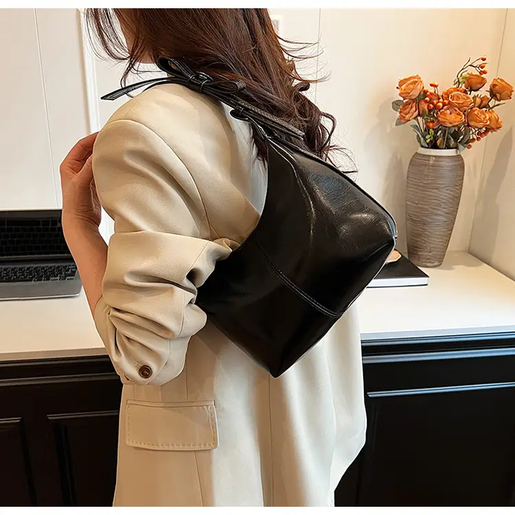 Women Crossbody Bag Yellow Leather Textured 2025 — feature 20