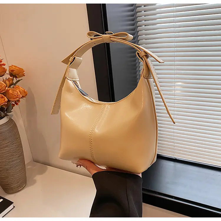 Women Crossbody Bag Yellow Leather Textured 2025 — feature 30