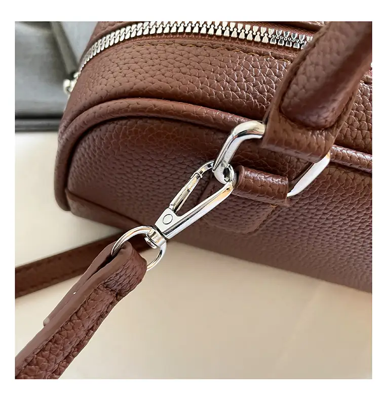 Red Women's Textured Shoulder Bag 2025 New Style — feature 43