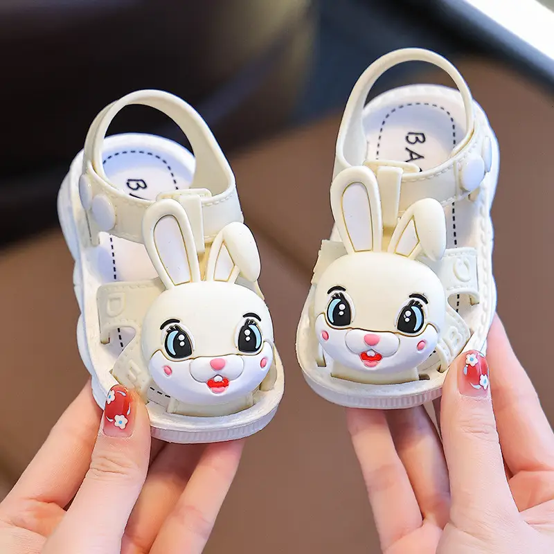 Cute Cartoon Baby Sandals Pink Non-Slip