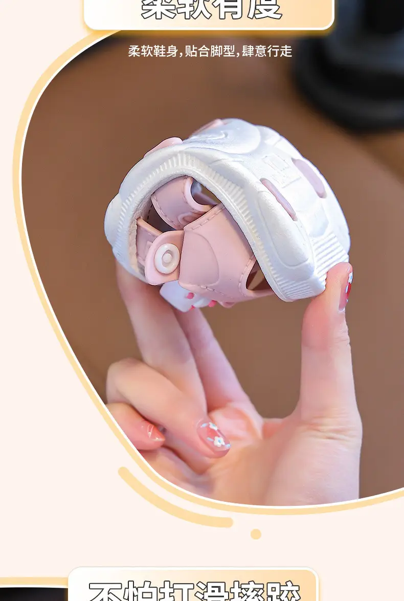 Cute Cartoon Baby Sandals Pink Non-Slip — feature 5