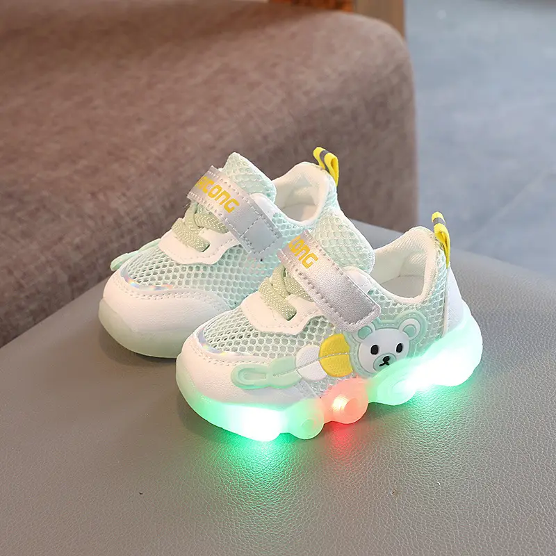 Summer 0-1-3 Year Old Male and Female Baby Toddler Shoes Infant Kidsren's Shoes Lighted Mesh Shoes Sandals Baby Sports Shoes — feature 6