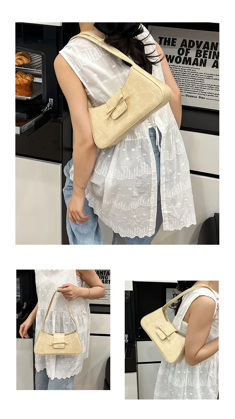 Beige Leather Shoulder Bag for Women 2025 — feature 21