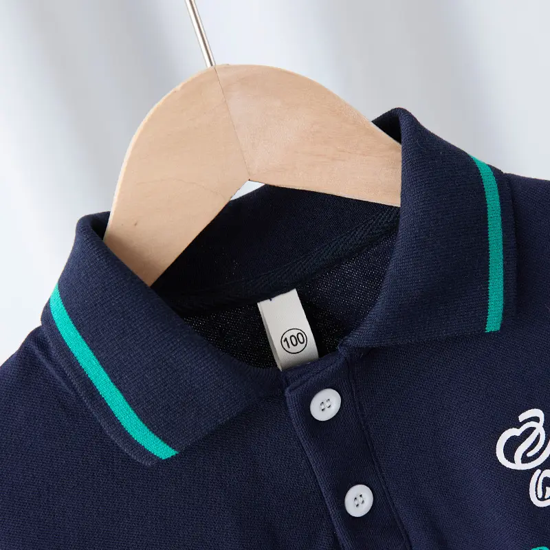 Boys Navy Polo T-Shirt Summer 2025 - Image 3