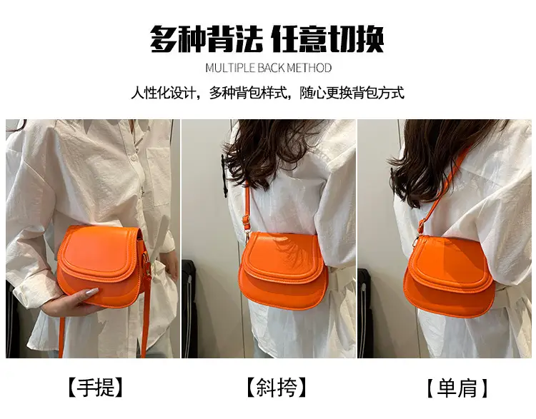 Orange Saddle Crossbody Bag for Women 2025 — feature 11