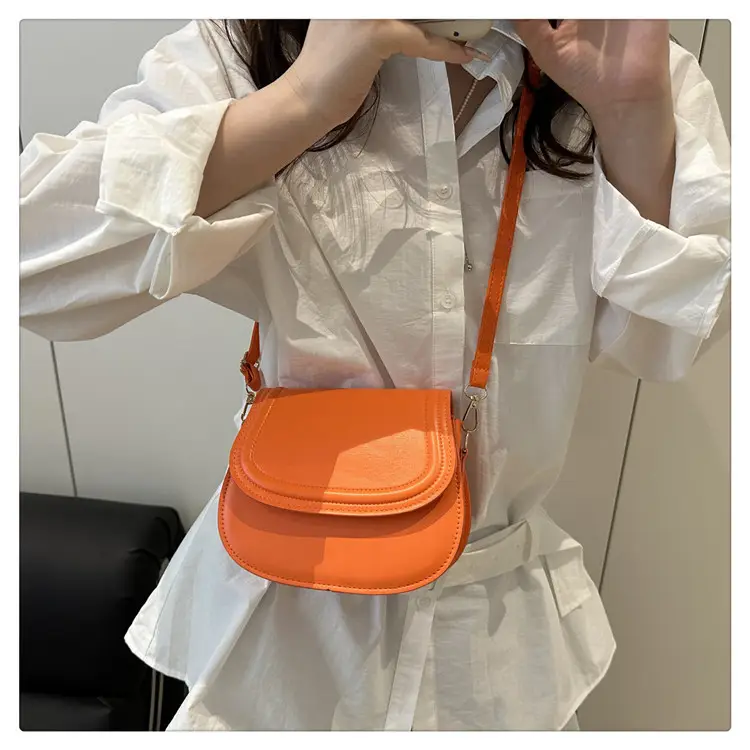 Orange Saddle Crossbody Bag for Women 2025 — feature 21