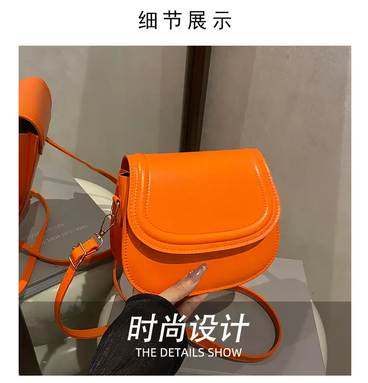 Orange Saddle Crossbody Bag for Women 2025 — feature 4