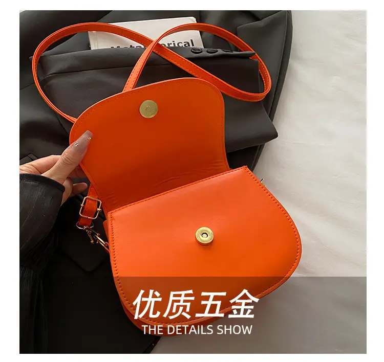 Orange Saddle Crossbody Bag for Women 2025 — feature 5