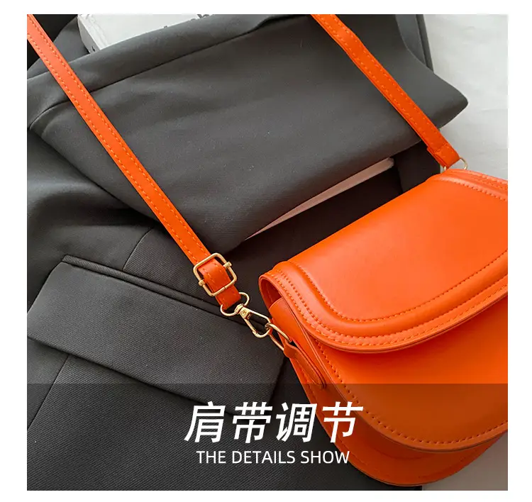 Orange Saddle Crossbody Bag for Women 2025 — feature 6