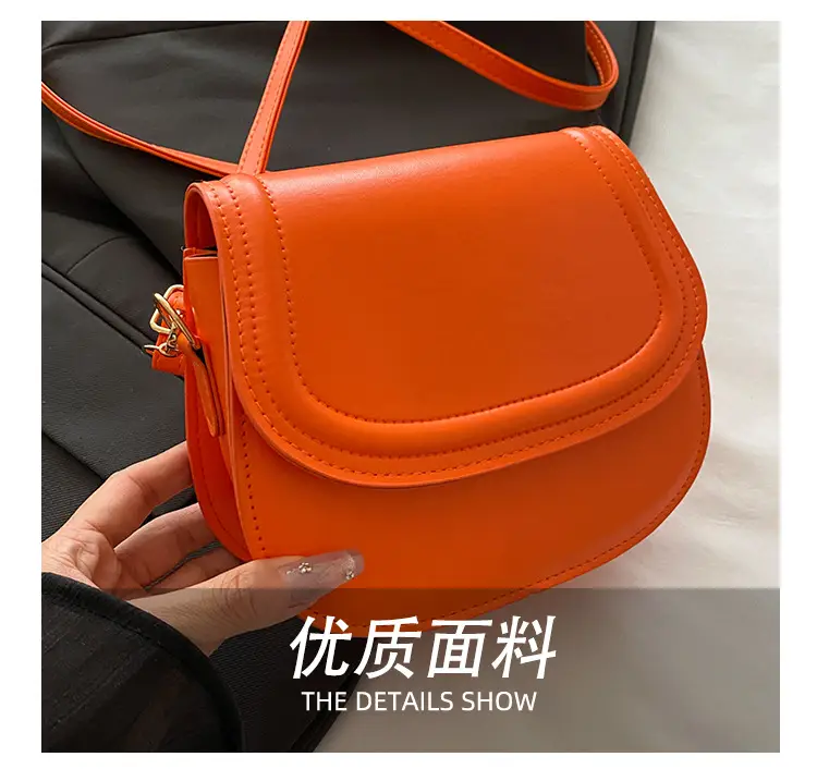 Orange Saddle Crossbody Bag for Women 2025 — feature 7