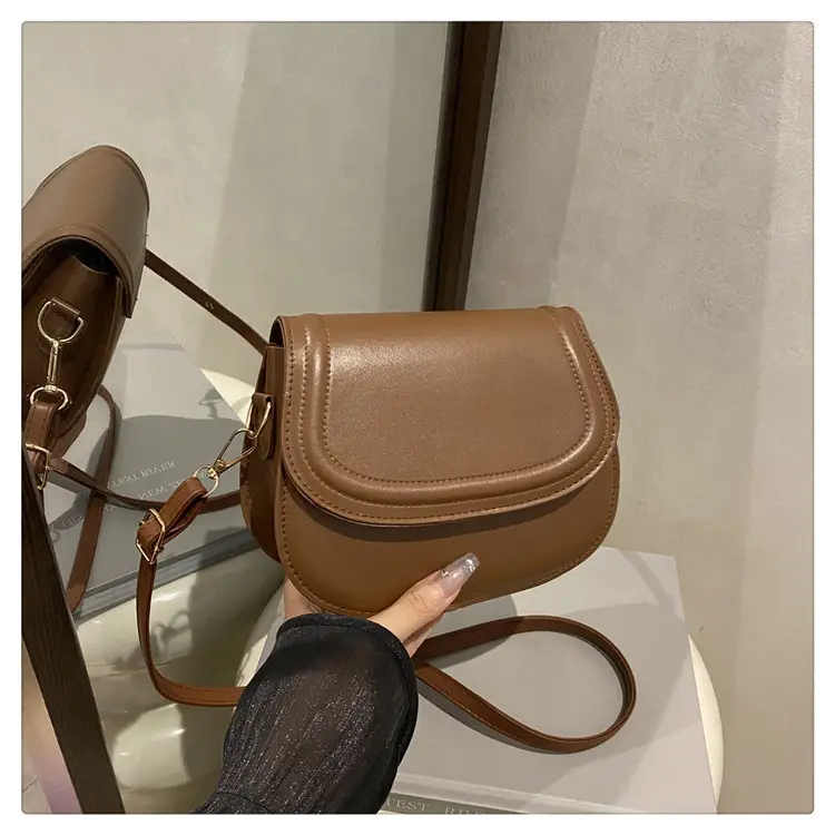 Orange Saddle Crossbody Bag for Women 2025 - Image 4