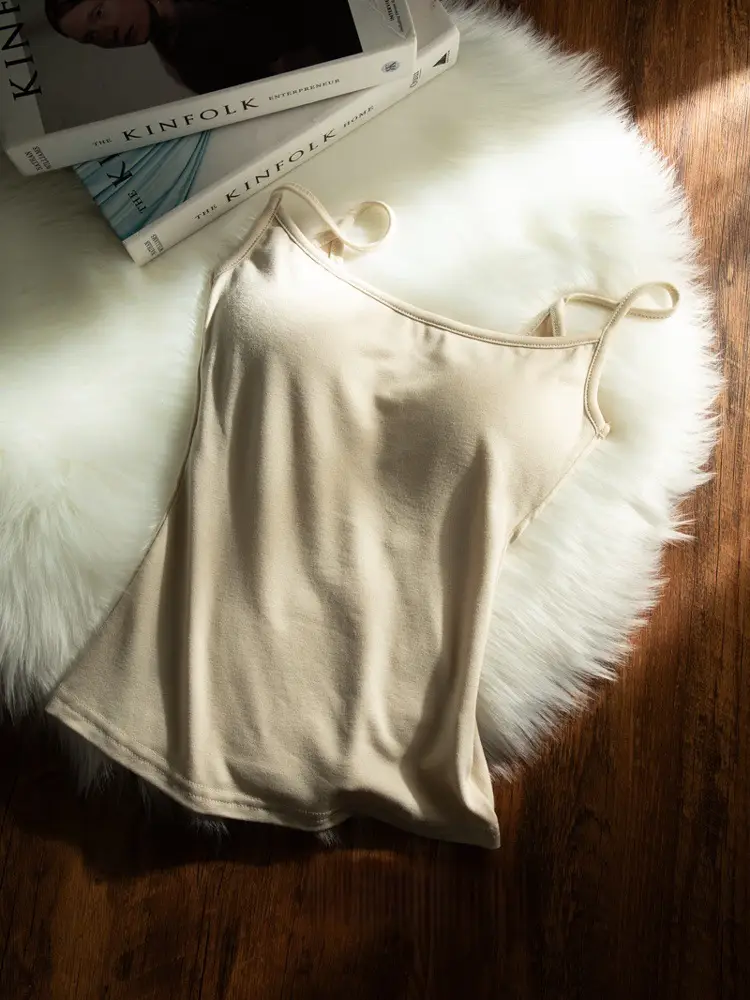 In-Stock Manga-Style Chest-Enhancing Camisole with Chest Pads for Summer, Slim-Fit, Suitable for Small Busts, Base Layer Top — feature 10