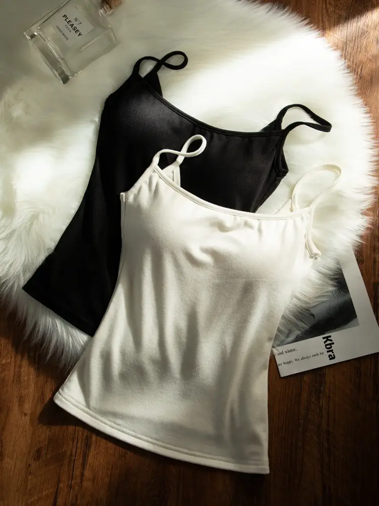 In-Stock Manga-Style Chest-Enhancing Camisole with Chest Pads for Summer, Slim-Fit, Suitable for Small Busts, Base Layer Top — feature 12