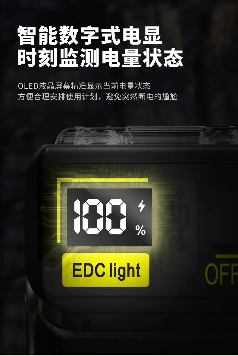 Digital Display Cross-Border Lamp Holder Clip Flashlight β feature 4