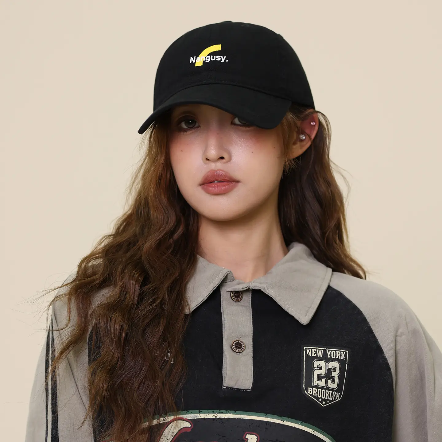 Navy Blue Duckbill Cap for Women Casual Sun Hat - Image 7